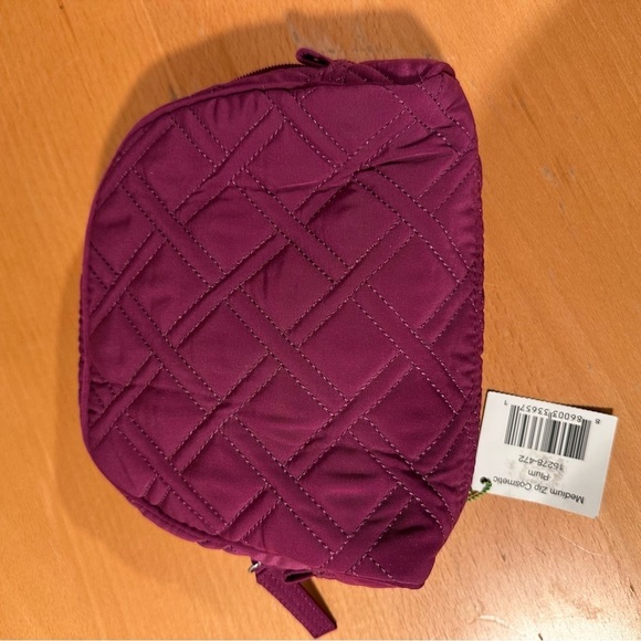 Vera Bradley Set of 3 in Burgundy. Cosmetic Pouches & Card/ID Holder EUC-NWT - Picture 12 of 16